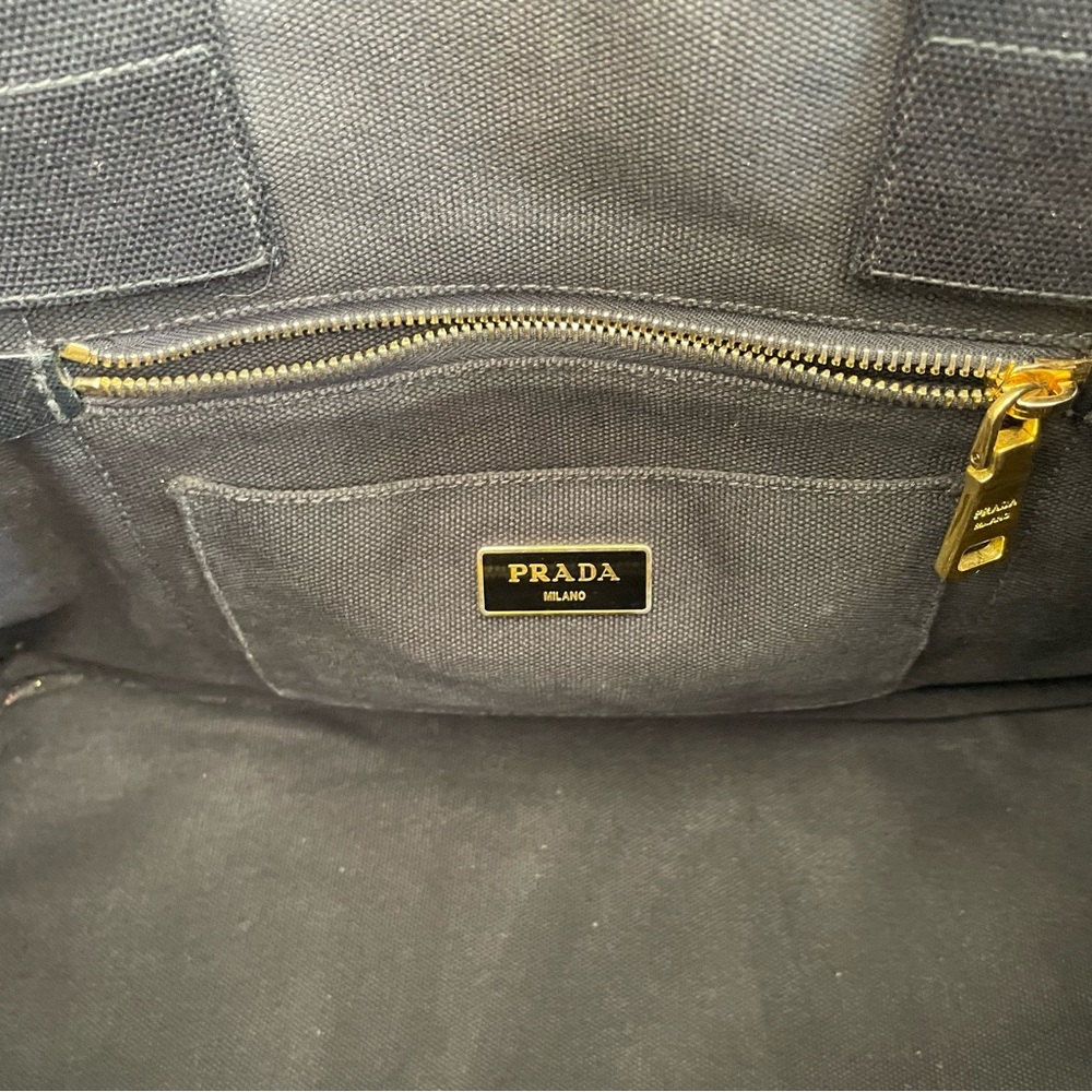 Authentic PRADA Jumbo 2way Canvas Cannapa - Picture 11 of 11